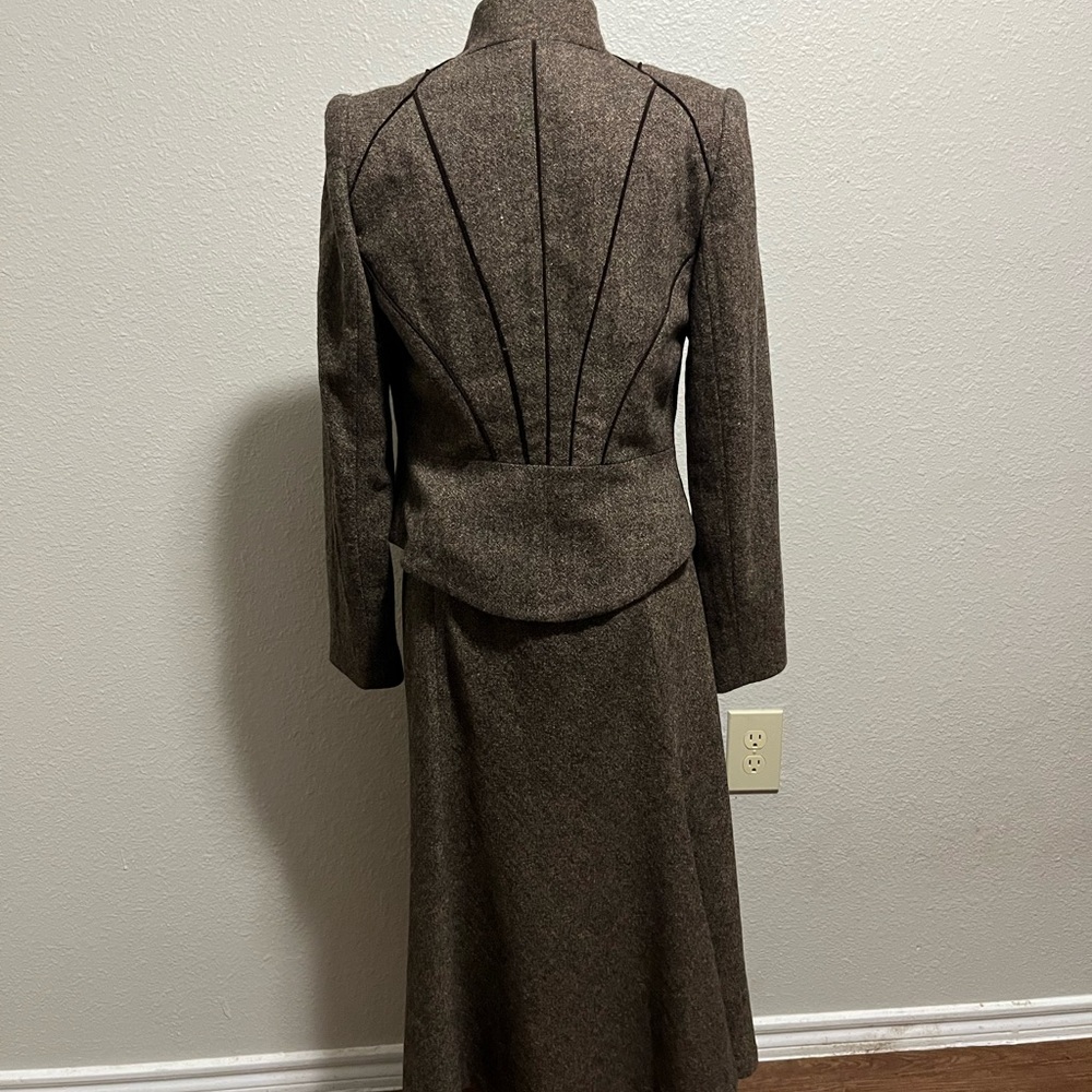 Grace Elements Dark Brown Wool Blend Jacket - image 4